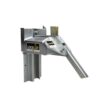 Automatic vehicle restraint with rotating hook mechanism designed to secure trailers at loading docks.
