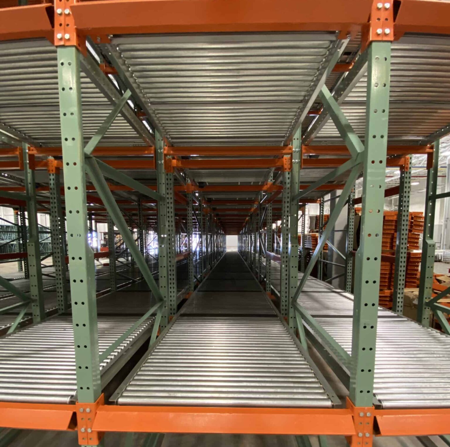 Roller Pallet Flow Racking - Barron Equipment & Overhead Doors