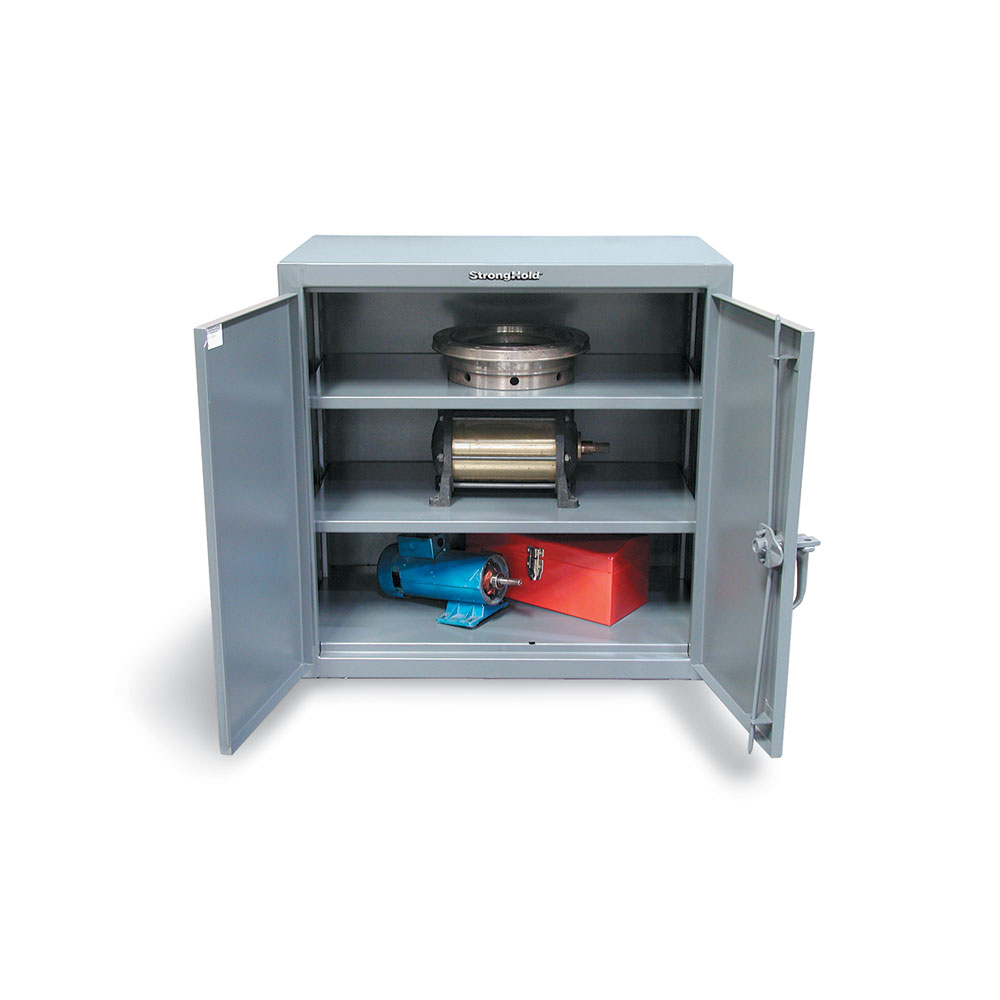 industrial counter height cabinet