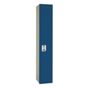 lyon single tier corridor locker one wide blue streak 600x600 1