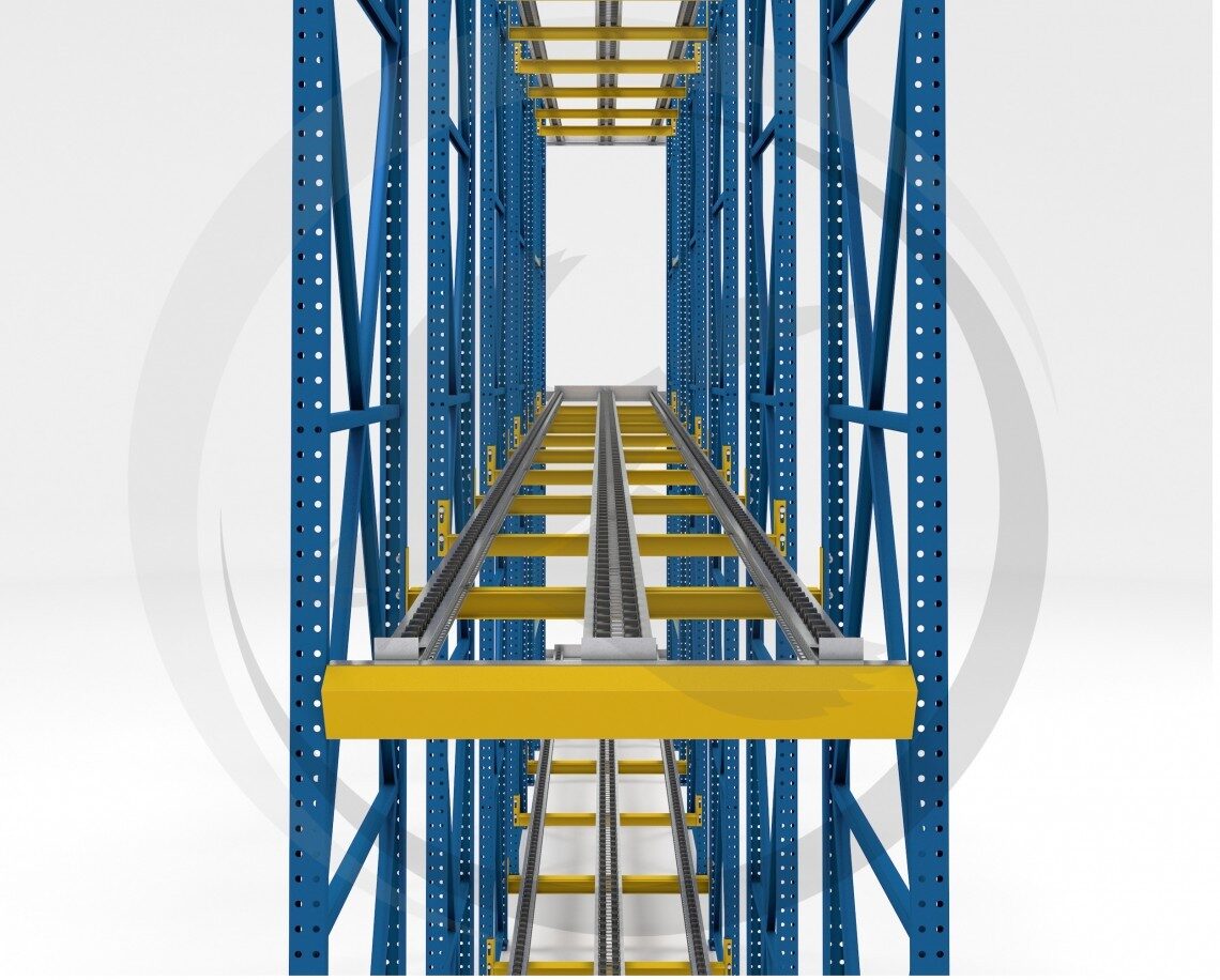 pushback rack illustration pushback rack illustration