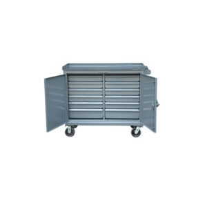 mobile mechanics cart with 12 drawers