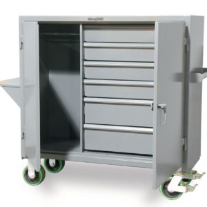 mobile uniform and storage cart