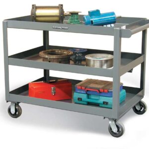 service cart with 3 shelves