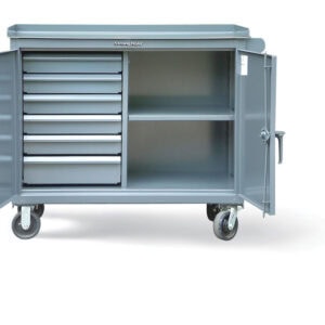 tool and maintenance cart with 6 drawers