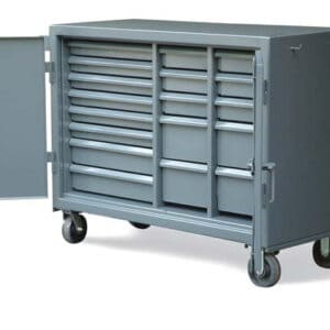 tool cart with 18 drawers