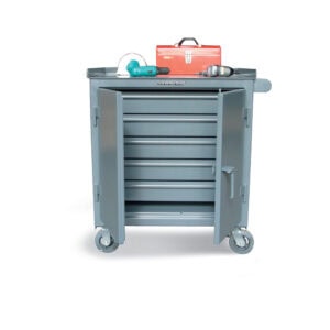 tool cart with 5 full width drawers