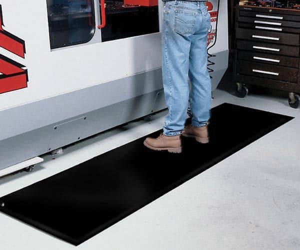 Apache Stat™ Soft Foot Floor Mat used in front of mill