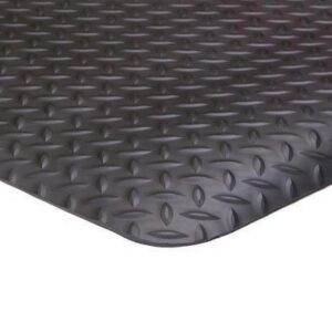 Conductive Diamond Foot Black Floor Mat
