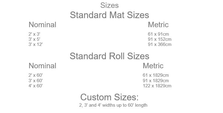 Diamond Deluxe Soft Foot Sizes
