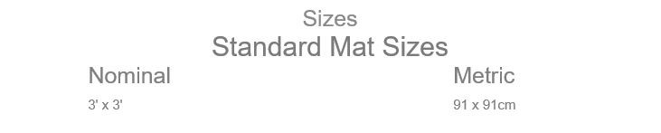 Performa Floor Mat Sizes