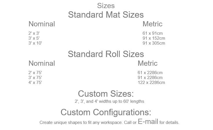 Supreme Diamond Foot Sizes
