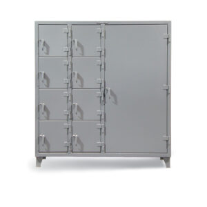 Stronghold industrial locker with 9 compartments