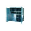 outdoor storage cabinet with multiple compartments