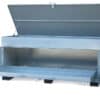 utility job box with slide out bottom tray