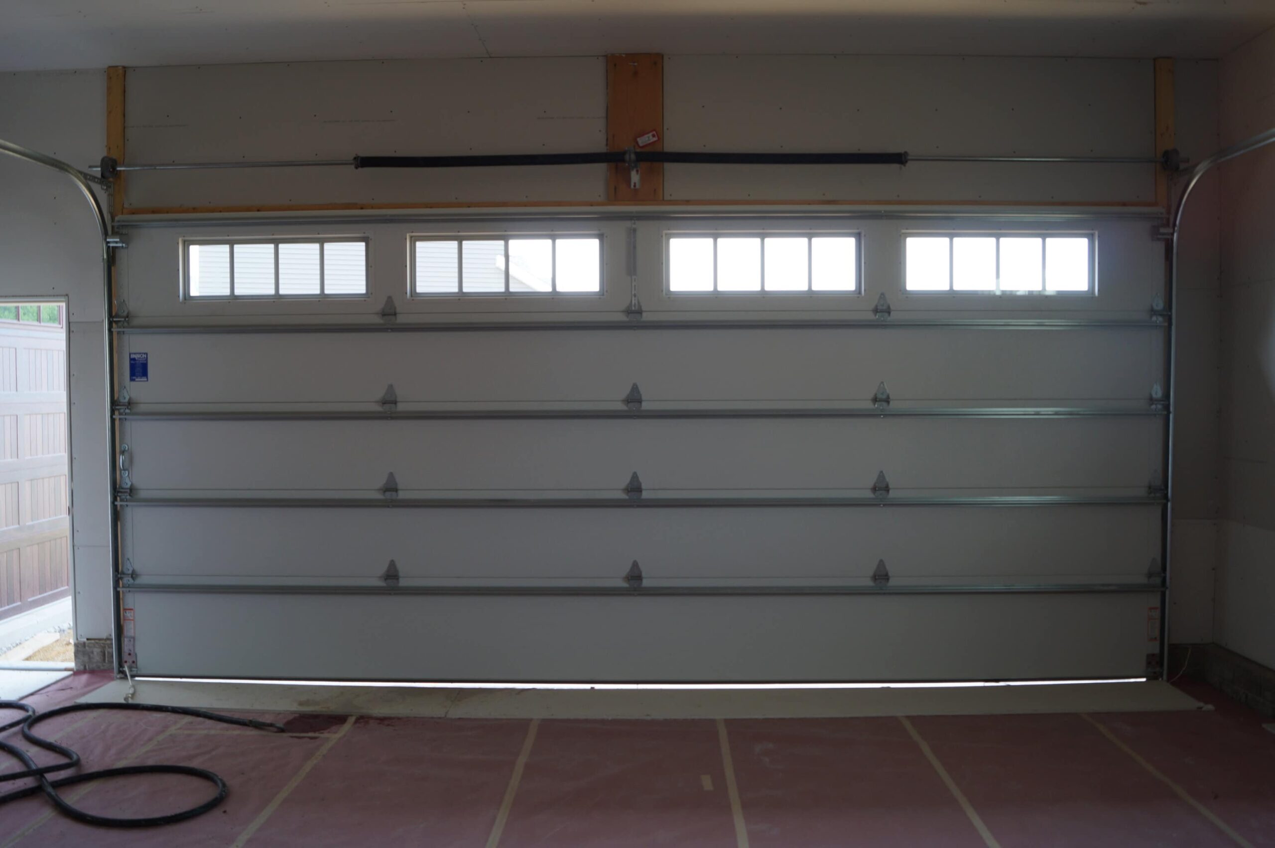 Residential Garage Door Install by Barron Equipment Company