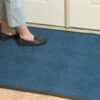 Ridgeway Blue Carpeting in front of closet