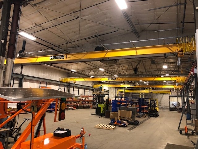 Bridge Crane installed by Barron
