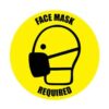 CORONA Circle Face Mask Required en