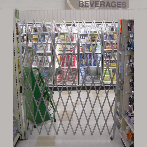 Liquor Aisle Gate In Use