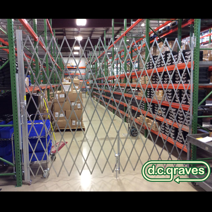 single gate in use warehouse