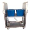 Self Leveling Stainless Steel Clean Room Carts and Hospital Carts