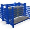 2 sided roll out sheet rack with bottom shelf rolled out