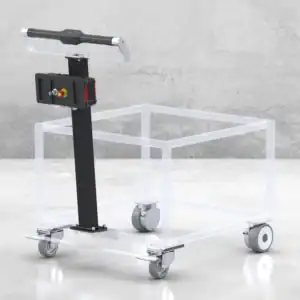 Blickle ErgoMove 500 electric drive system for effortlessly moving loads up to 500 kg