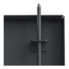 Door latch for a 36 x 24 x 78 ventilated storage cabinet