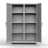 14-Gauge Industrial Cabinet With 6 Shelves – 60 in. W X 24 in. D X 75 in. H in dusty gray