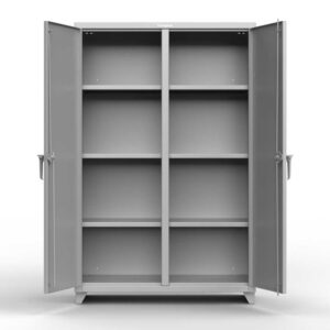 14-Gauge Industrial Cabinet With 6 Shelves – 60 in. W X 24 in. D X 75 in. H in dusty gray