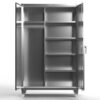 Stainless Steel Uniform Cabinet With 5 Shelves – 72 in. W X 24 in. D X 78 in. H