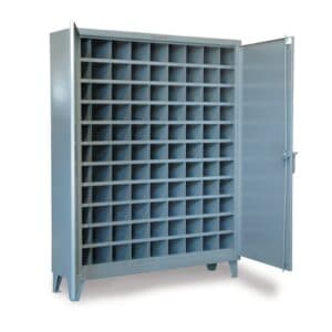Metal Bin Storage Cabinet With 99 Compartments