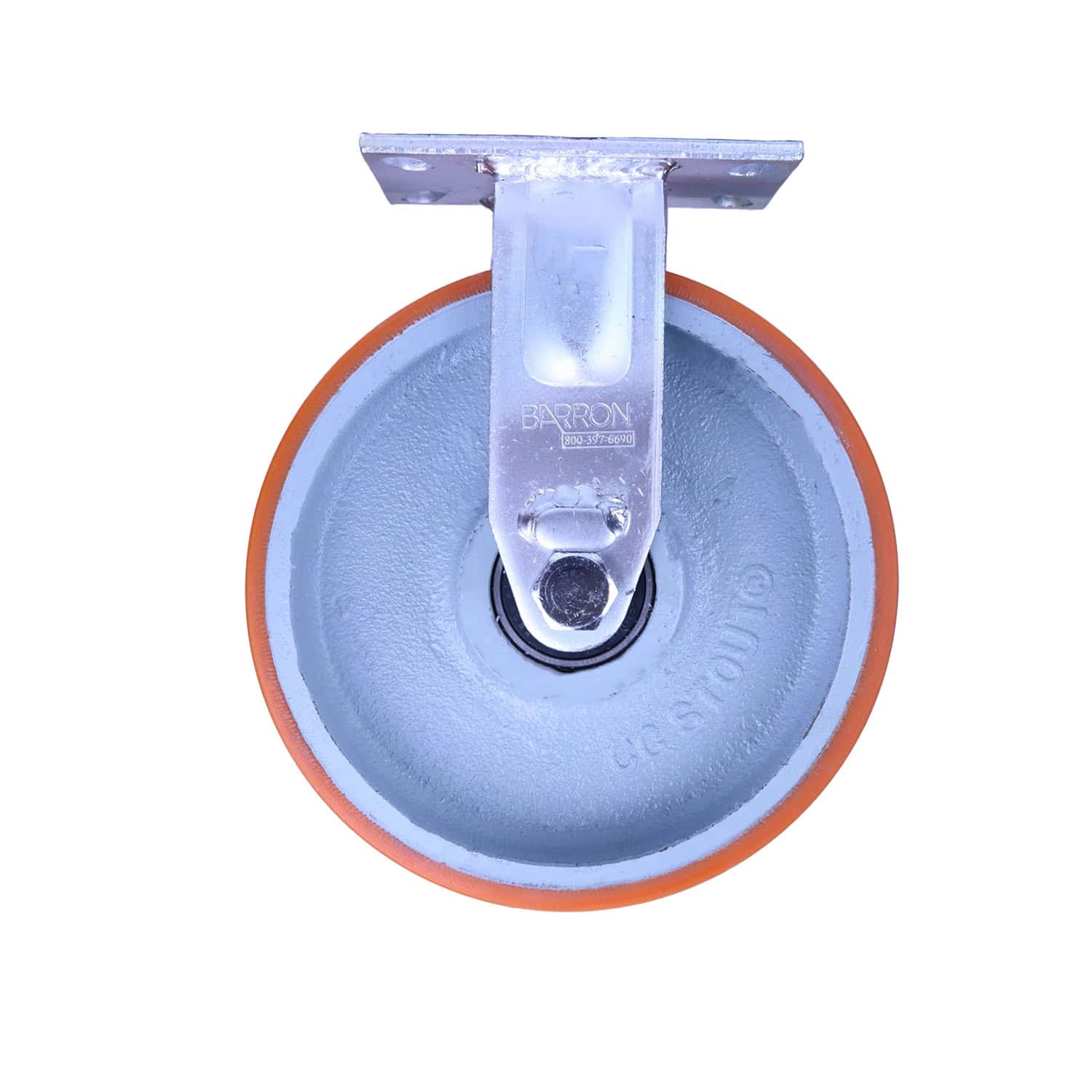 10 Inch Heavy Duty Kingpinless Rigid Caster With Polyurethane Wheel 10-inch-heavy-duty-kingpinless-rigid-caster-with-polyurethane-wheel