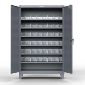 Extreme Duty cabinet with 6 shelves and 42 vertical dividers