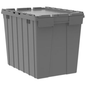 Attached Lid Plastic Storage Container – 15.00 In. W X 21.50 In. D X 17.00 In. H