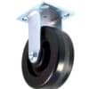 6 Inch Kingpinless Rigid Caster with Phenolic Wheel and Roller Bearing