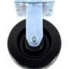 6 Inch Kingpinless Rigid Caster with Phenolic Wheel and Roller Bearing