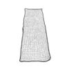 Conveyor netting with debris liner for overhead conveyors