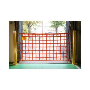 Loading dock safety barrier net from Barron Equipment