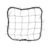 Warehouse rack net for pallet rack fall protection and organization