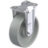 5 Inch Medium Duty Rigid Caster with Nylon 6 Wheel and Synthetic Thread Guard
