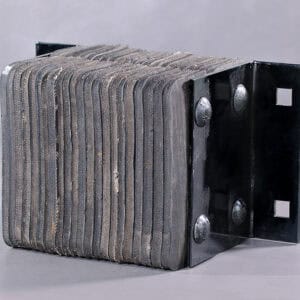 Extra-Thick Laminated Loading Dock Bumper - Recycled Rubber - 14 In. to 36 In. Long - 9 In. W x 10 In. H