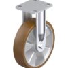 8 Inch Industrial Rigid Caster with Blickle Besthane Polyurethane Wheel
