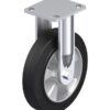 8 Inch Industrial Rigid Caster with Blickle EasyRoll Rubber Wheel
