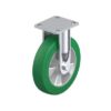 8 Inch High Capacity Industrial Rigid Caster with Blickle Softhane Polyurethane Wheel