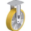 8 Inch Industrial Rigid Caster with Blickle Extrathane Polyurethane Wheel