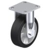 6 Inch Industrial Rigid Caster with Blickle SoftMotion Rubber Wheel