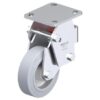 5 Inch Steel Rigid Caster with Blickle EasyRoll Rubber Wheel