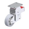 6 Inch Steel Rigid Caster with Blickle EasyRoll Rubber Wheel